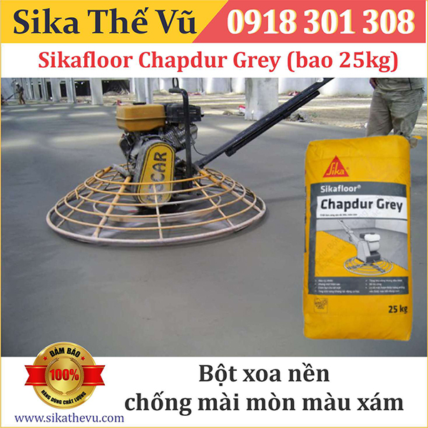 Sikafloor Chapdur Grey (bao 25kg) - Sika Thế Vũ - Công Ty TNHH Xây Dựng Thương Mại Thế Vũ